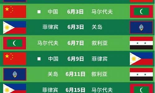 国足赛程世预赛赛程最新,国足世预赛赛程2020直播