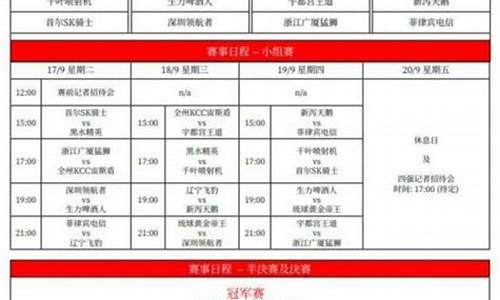 非凡12联赛赛程-2019非凡12